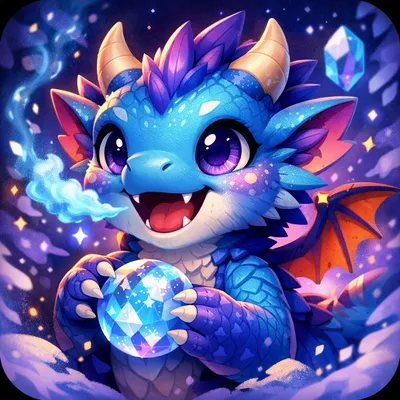 A vibrant, cartoon-style avatar featuring a friendly, multicolored animal with big eyes, perfect for a user profile picture.